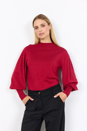 pullover gebreid rood