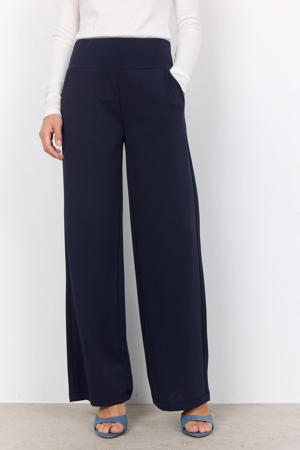 regular waist pantalon donkerblauw