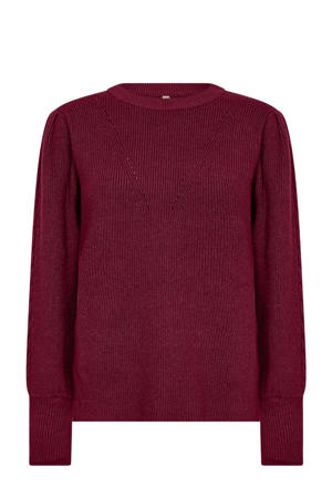 pullover donkerrood
