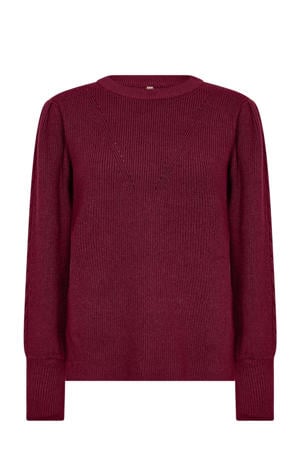 pullover donkerrood
