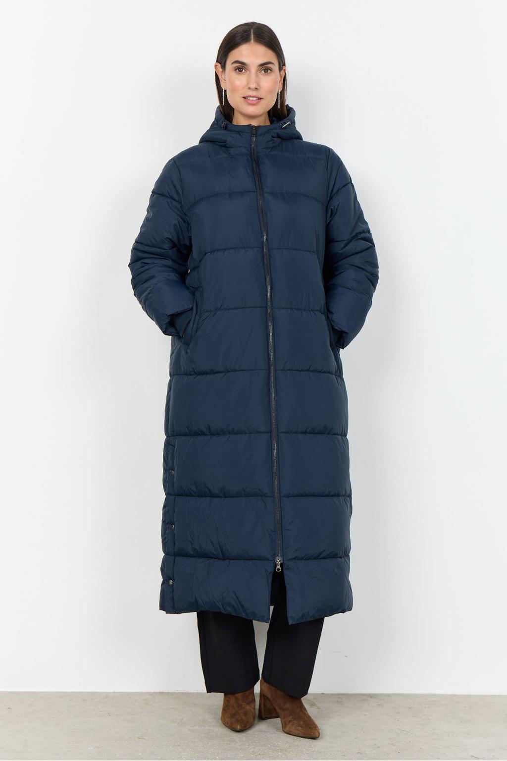 Soyaconcept gewatteerde jas donkerblauw