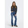 ONLY flared jeans met strass steentjes medium blue denim