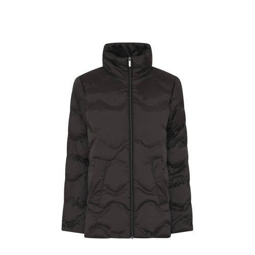 Etage donzen gewatteerde jas quilted bruin afbeelding