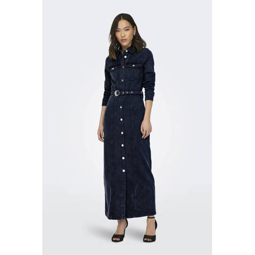 ONLY denim spijkerjurk dark blue denim afbeelding