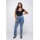 Fox Factor high waist bootcut jeans medium blue denim