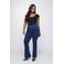 Fox Factor high waist flared jeans dark blue denim