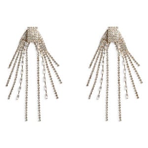 oorbellen PCMARISOL met strass goudkleurig