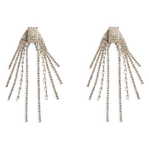 oorbellen PCMARISOL met strass goudkleurig