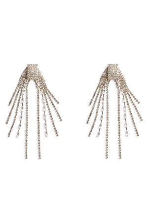 oorbellen PCMARISOL met strass goudkleurig