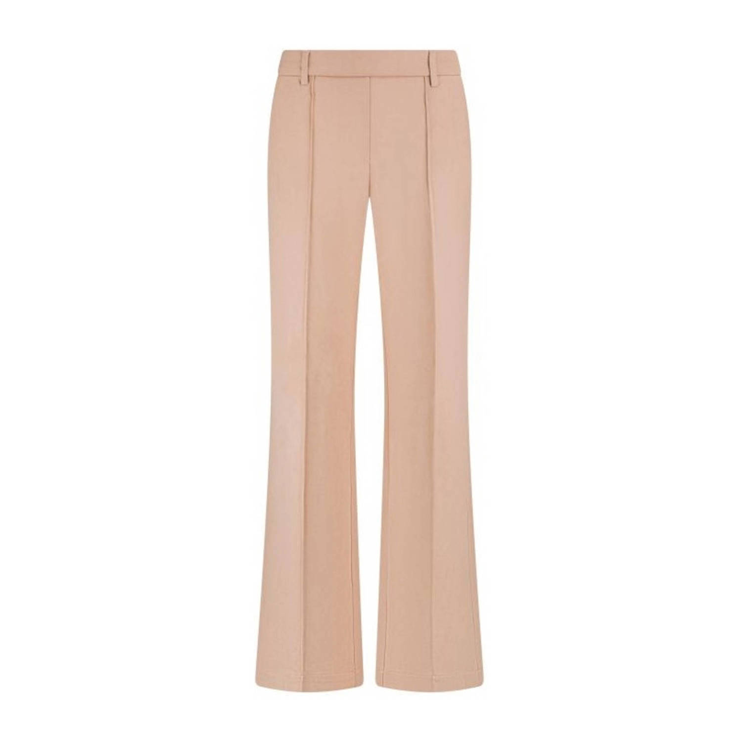 NUKUS straight regular waist pantalon zalm