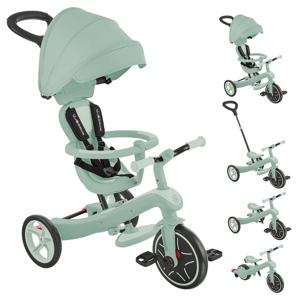Globber New Trike Explorer 4 in 1 driewieler groen ECO