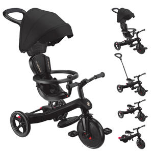 New Trike Explorer 4 in 1 driewieler 4 in 1 zwart