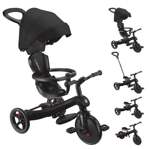 Globber New Trike Explorer 4 in 1 driewieler 4 in 1 zwart afbeelding