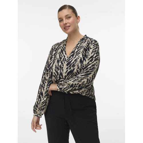 VERO MODA CURVE top zwart afbeelding