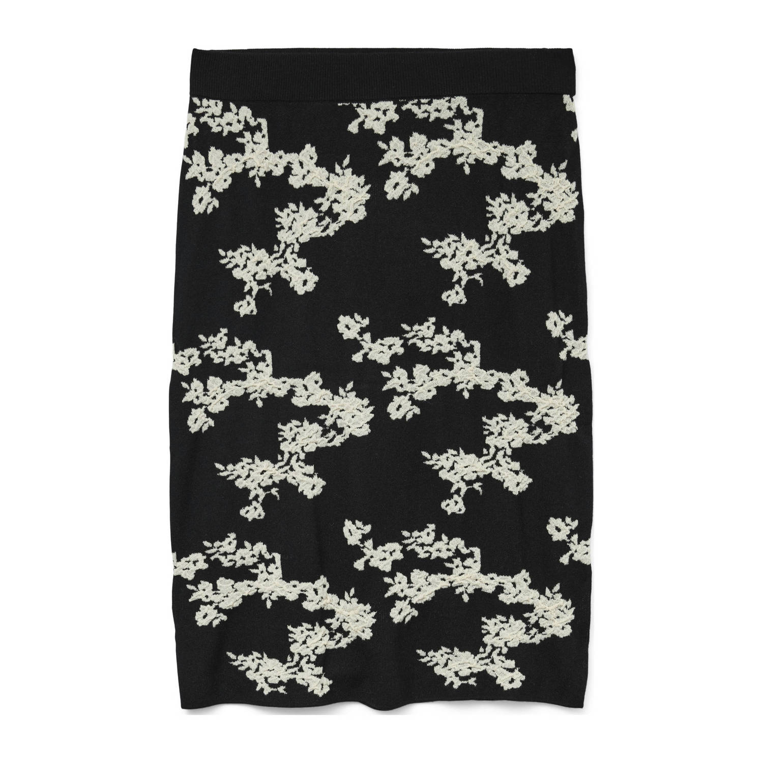 VERO MODA CURVE midi rok zwart