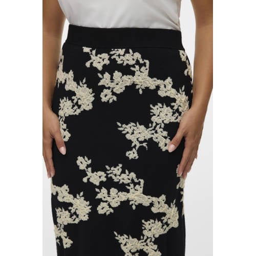 VERO MODA CURVE midi rok zwart afbeelding