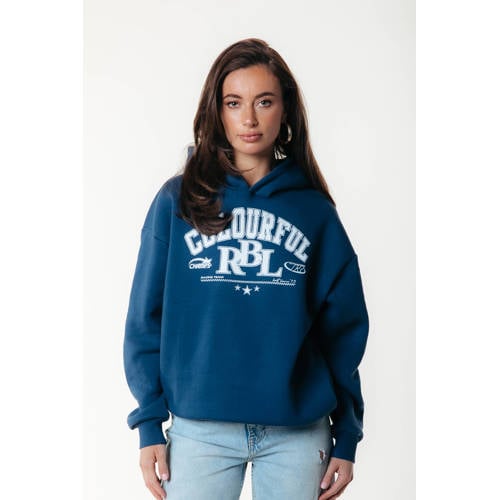 Colourful Rebel hoodie donkerblauw afbeelding
