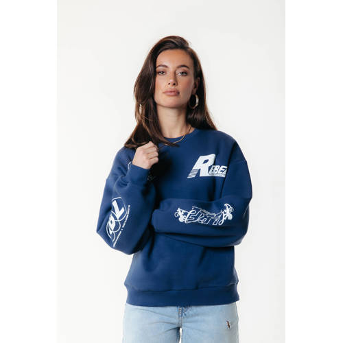 Colourful Rebel sweater donkerblauw afbeelding