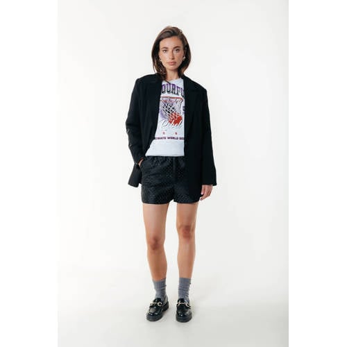 Colourful Rebel regular waist casual short zwart afbeelding
