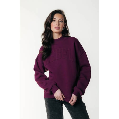 Colourful Rebel sweater donkerrood afbeelding