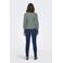 ONLY pullover grijsgroen gebreid