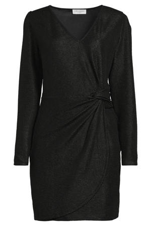 jurk met lurex zwart
