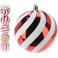 Home & Styling Collection Kerstbal polystyreen rood - 5 stuks (ø8 cm)