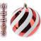 Home & Styling Collection Kerstbal polystyreen rood - 5 stuks (ø10 cm)