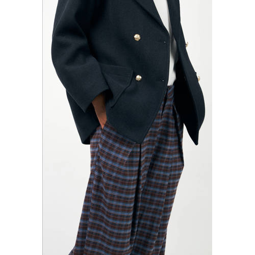 Lollys laundry relaxed regular waist geruite broek rood afbeelding