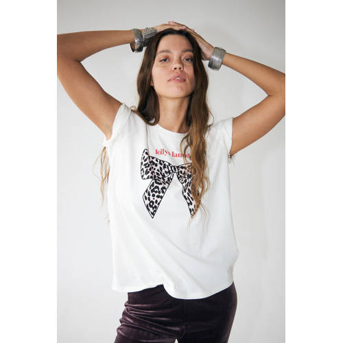 Lollys laundry T-shirt wit afbeelding