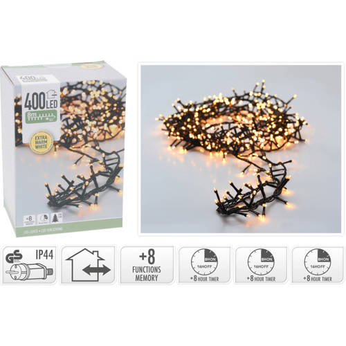 Nova Belle microcluster verlichting 400 led extra warm afbeelding