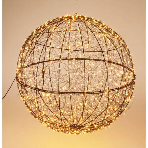 Nova Belle Zwarte Bal LED Metaal 58cm afbeelding