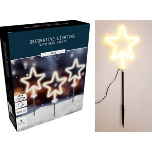 Tuinsteker Neon Set ster