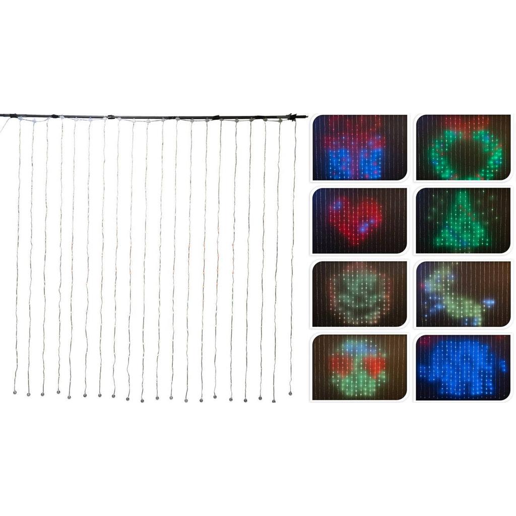 Home & Styling Collection gordijnverlichting led 200x200 cm