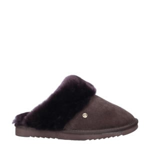Gevoerde klompen voor mannen en vrouwen Warme pantoffels Gevoerde suède Gevoerde klompen voor mannen en vrouwen Warme pantoffels Gevoerde suède