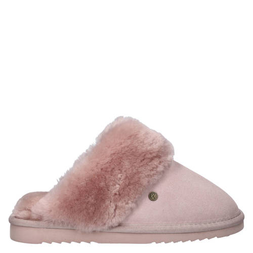 Warmbat Australia suède pantoffels roze afbeelding