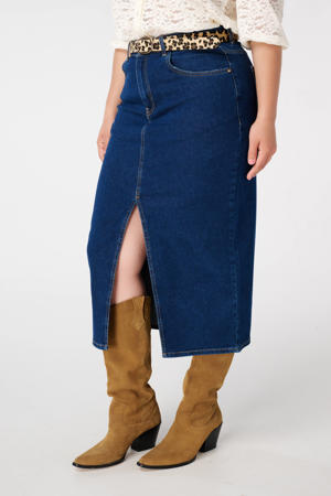 denim spijkerrok dark blue denim