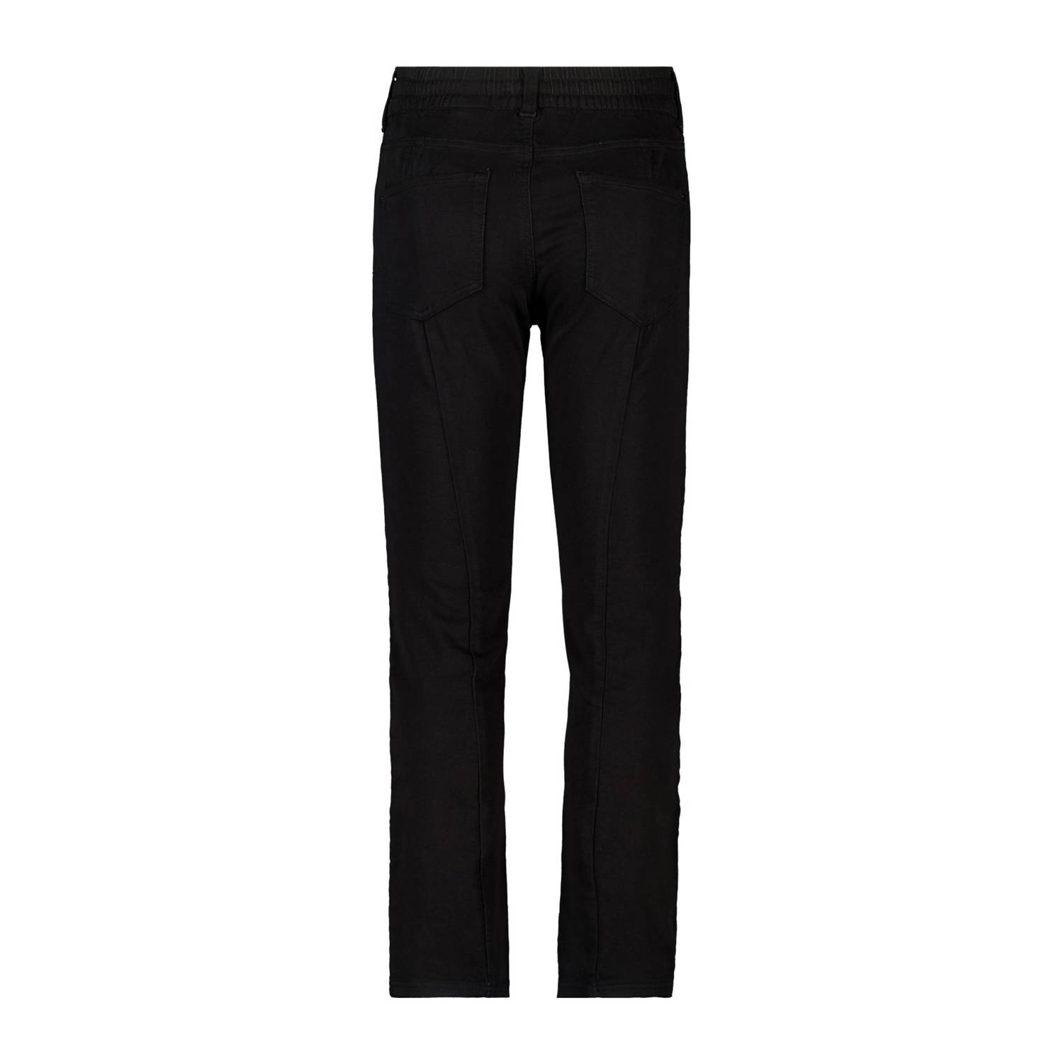 MS Mode slim regular waist broek zwart