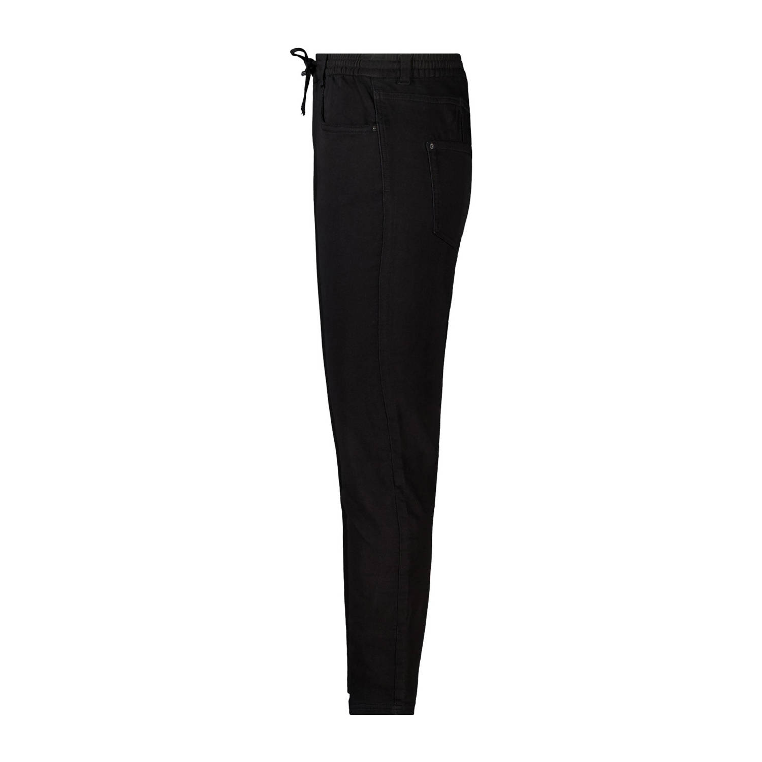 MS Mode slim regular waist broek zwart