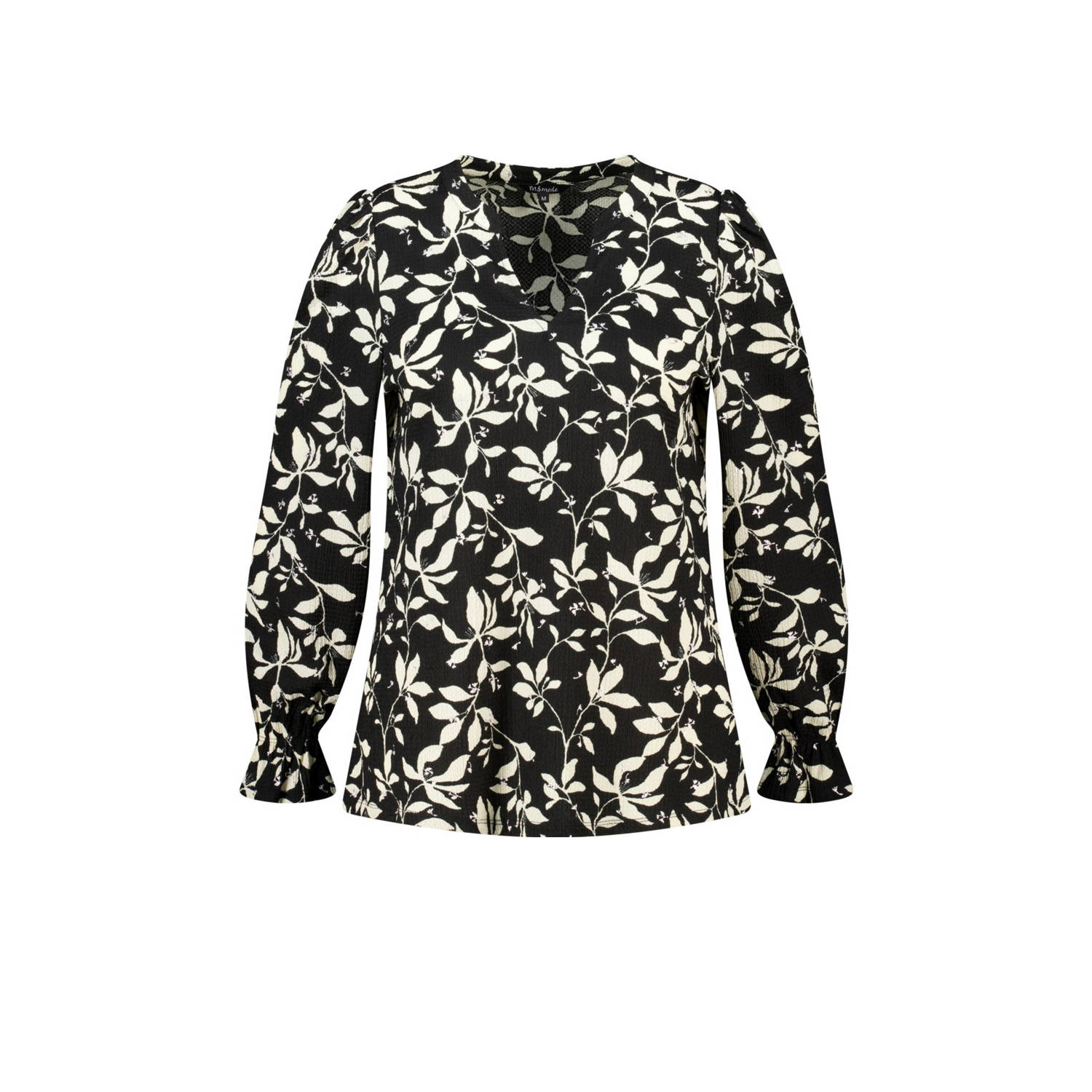 MS Mode blousetop zwart