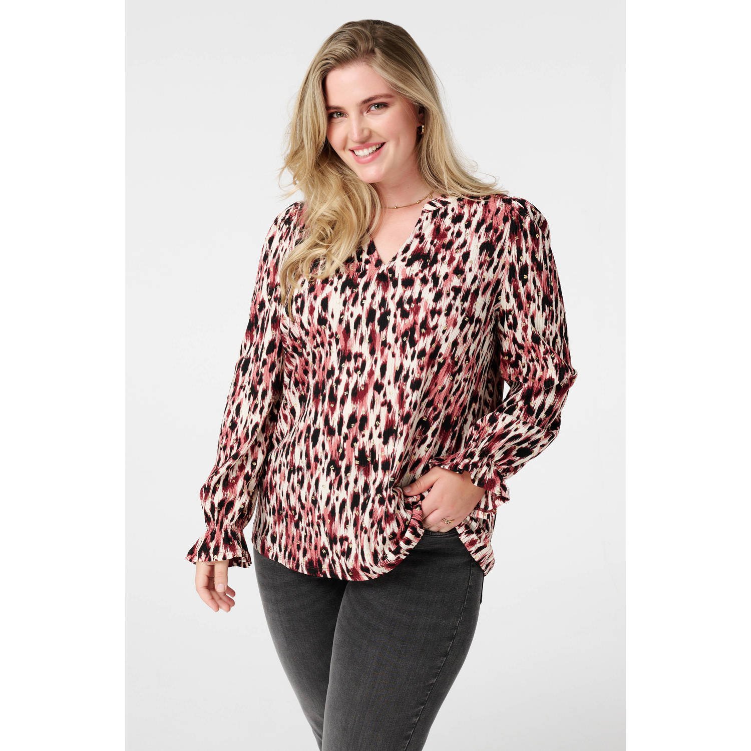 MS Mode blousetop rood