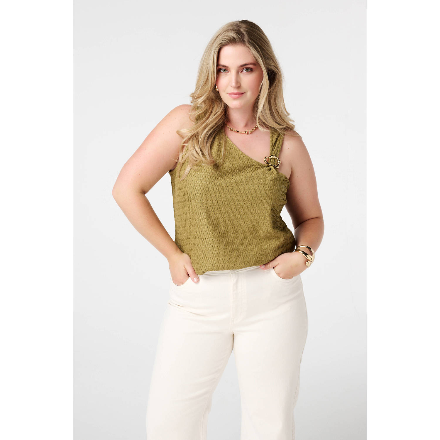 MS Mode top limegroen