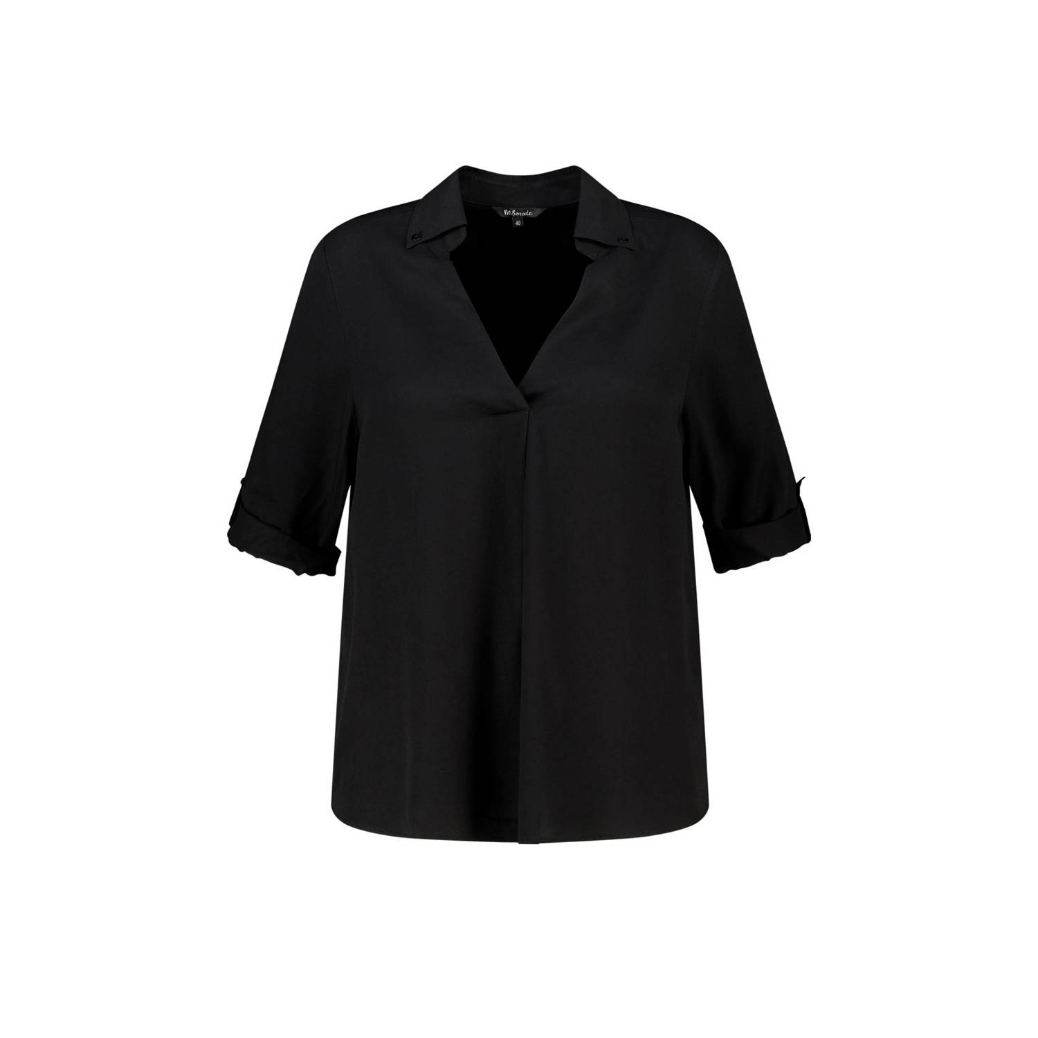 MS Mode blousetop zwart