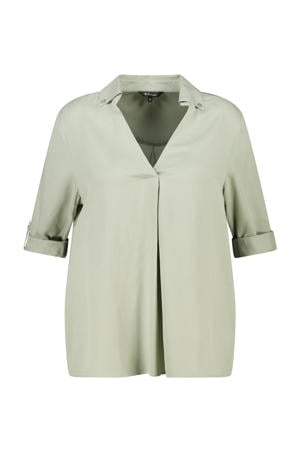 blousetop mintgroen