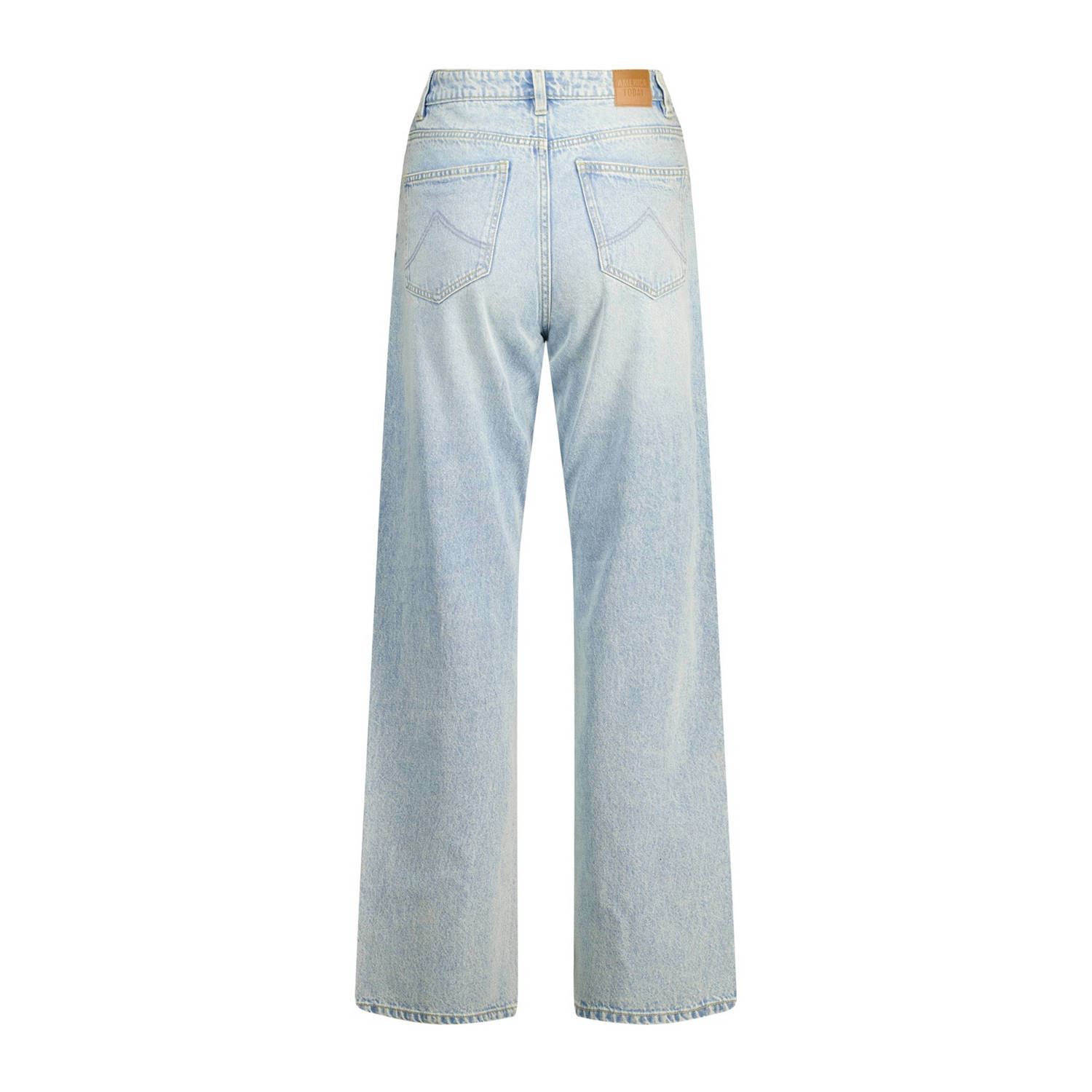 America Today wide leg jeans light blue denim