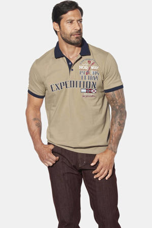 loose polo ERLING Plus Size beige