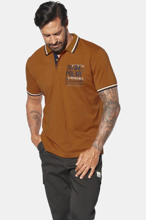 loose polo FRETU Plus Size donker oranje