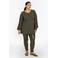 YOEK tuniek donkergroen met lurex
