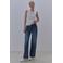 comma casual identity high waist loose fit jeans medium blue denim