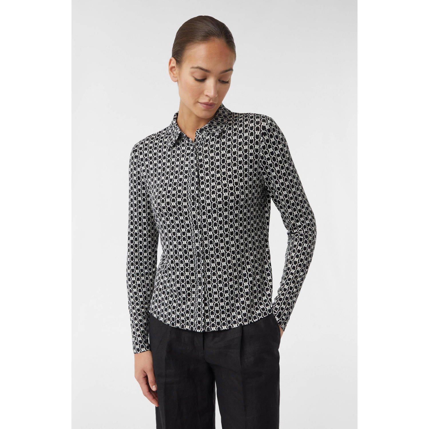 Comma blouse zwart
